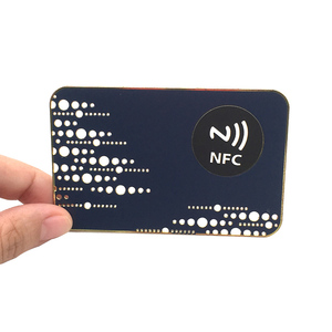 Carte Métallique Imprimée en Sérigraphie en Acier Inoxydable Or Rose Brossé 13,56 MHz NFC Étanche avec Cadre Métallique pour Carte Cadeau d'Affaires - Product Image 5