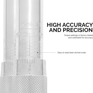 32-piece Adjustable Torque High-precision 1/4 "5-25N.m &amp; 3/8" 5-60N.m &amp; 1/2 "28-210N.m Flat <strong>Tube</strong> Torque <strong>Wrench</strong> <strong>Set</strong> - Product Image 5