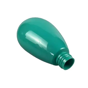 OEM custom 230ml Dark Green tear drop shape Spray pump bottles for Skin Care Liquid manufacturer/wholesale