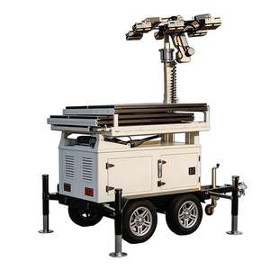 Remorque solaire portable personnalisée avec éclairage LED super lumineux pour l'éclairage nocturne sur de larges surfaces - Product Image 5