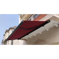 Vente directe usine – Auvent de terrasse électrique extérieur étanche en aluminium à bras articulés pour jardins et bâtiments
