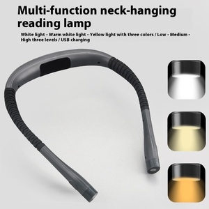Fabricante, venta al por mayor, lámpara de escritorio LED, diseño colgante de cuello, lectura nocturna, protección ocular, iluminación, Faro de atenuación de tres tonos - Product Image 5