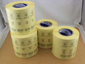 Rollo de etiquetas adhesivas para botella, impresión de pegatinas de plástico impermeables, <span class=keywords><strong>lubricante</strong></span> personalizado, etiquetas de advertencia de seguridad - Product Image 5