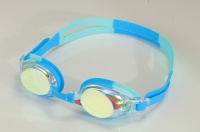 Lunettes de natation en silicone haute définition et haute qualité, nouveau design brillant, protection UV pour enfants, anti-buée, étanches, dessin animé, écologiques