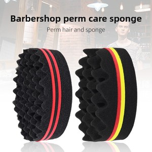 Nouvel arrivage : Éponge à <span class=keywords><strong>dreadlocks</strong></span> double face personnalisable pour cheveux bouclés, idéale pour les hommes noirs - Product Image 2