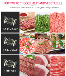 Cortadora de Carne Comercial Multiusos de Acero Inoxidable 70, Desmontable de Sobremesa, para Cortar en Cubos y Rebanadas - Product Image 2