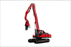 Battipalo Idraulico EP740 212kW, Martello Vibrante per Pali di Grande Potenza con 14530 Max. Altezza di Lavoro - Product Image 1