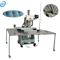 Máquina de coser por puntos con control por computadora para colchones, máquina de clavado de puntos para almohadas y cojines con cabezal elevable