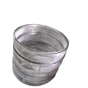 High quality round zirconium anode mesh baskets for plating titanium basket acid resistance titanium anode basket for platting