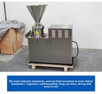 Petite machine à broyer la masse de cacao, moulin à pâte de sésame en acier inoxydable, broyeur colloïdal commercial à vendre