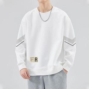 2025 Homme Col Rond Ample Haut de Qualité Livraison Rapide Maille Tricotée pour Adolescents Longs Sweats à Capuche Printemps et Automne - Product Image 3