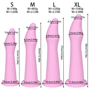 Grand plug <span class=keywords><strong>anal</strong></span> irrégulier robuste pour hommes et femmes, jouet de masturbation, masseur, jouet sexuel pour fisting et expansion externe - Product Image 2