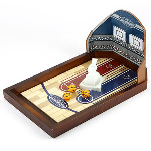 ชุดเกมฟุตบอลโต๊ะไม้ขนาดเล็กสำหรับเล่นในร่มและกลางแจ้ง พร้อมลูกเหล็กสำหรับเด็ก - Product Image 6