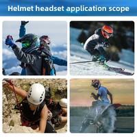 Casque de moto avec interphone étanche à réduction de bruit 5.4
