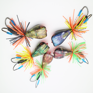 Style <span class=keywords><strong>bouteille</strong></span> en bois de pêche Popper leurre appâts artificiels appâts en bois océan attirail pour la pêche au thon bar rayé - Product Image 4