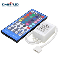 Contrôleur de bande LED RGBW sans fil 12V 24V 192W avec variateur de luminosité et télécommande IR 40 touches 6A Garantie 3 ans