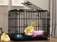 Poulailler extra large, cage à poulets robuste en fil métallique enrichi pour usage domestique et agricole en extérieur