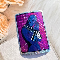 Haute Qualité Décor Die Cut Fantaisie Laser Arc-En-Effet Adhésif Holographique Autocollant Prismatique Glitter Radium Hologramme Autocollants