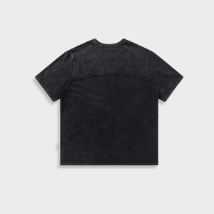Camisetas de calle de gran tamañ<span class=keywords><strong>o</strong></span> personalizadas de alta calidad para hombres, camiseta de lavado ácido Vintage Boxy de algodón 100% de peso pesado para hombres - Product Image 6