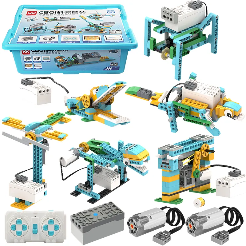 Seience kits Constructor MOC RC Robot blocks electric educational machinery assembled DIY toys kids Building block set