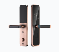 Cerradura Inteligente para Puerta con Control por Aplicación Tuya Ttlock, Huella Dactilar Electrónica, Pantalla Táctil Digital, Código de Teclado
