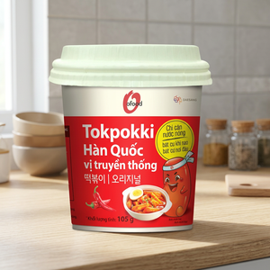 Korean Instant Tokpokki 105g - Spicy Flavor O'food - Ready To Eat Tokpokki | Wholesale & OEM Food - Product Image 1