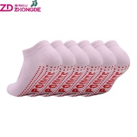 Logo personnalisé coton Yoga collant cheville Pilates Ballet chaussettes avec soutien de la voûte plantaire respirant maille antidérapant femmes chaussettes