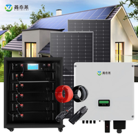 2KW 2000W 2KVA Kit de panneau solaire domestique pour maison Système d'énergie solaire 1000W pour la maison