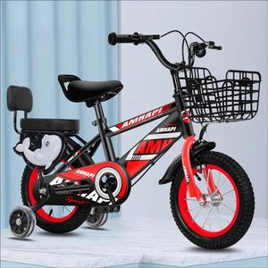 Triciclo para Niños de 3+ Años, Marco de Acero con Alto Contenido de Carbono, Canasta Delantera, Ruedas de Entrenamiento de 16 Pulgadas y 4 Ruedas, Pedal Ordinario - Product Image 3