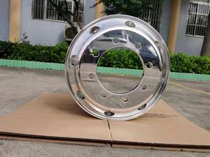 Zhengde Factory Direkt vertrieb Aluminium-LKW-Rad abdeckung 24,5x8,25 Zoll Chrom felgen - Product Image 4