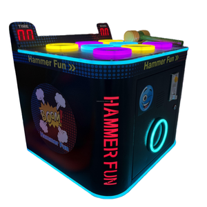 Macchina da <span class=keywords><strong>gioco</strong></span> arcade a martello con gettoni, tipo Whack-a-Mole, per colpire topi e rane, con sistema di riscatto premi - Product Image 6