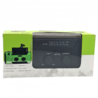 Radio de Emergencia Solar de Alta Resistencia con Batería de Respaldo de 5000mAh, Plástico ABS y Sirena SOS para Regalos Corporativos
