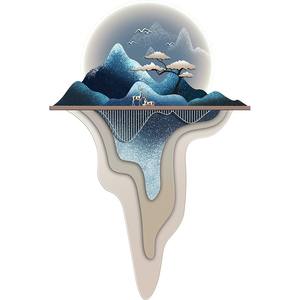 Pintura Decorativa de Entrada, Pintura con Luz LED, Mural para Pasillo, Paisaje Tridimensional, Naturaleza Muerta - Product Image 6