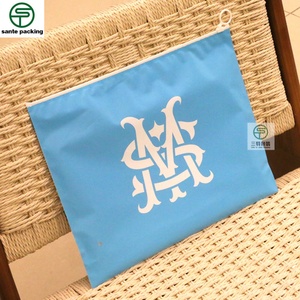 Customized Thick Frosted PE Material Gravure Printed Recyclable Packaging Bags Valve for Clothing Shoes Underwear Socks Hoddies - Product Image 1