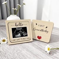 Anuncio de Embarazo para Abuela y Abuelos, Caja Sorpresa con Marcos para Fotos de Ultrasonido, Anuncio de la Próxima Llegada del Bebé