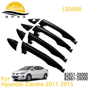 ฝาครอบมือจับประตูอาดิลีสีดำสำหรับฮุนได เอลันตร้า 2011 2015 LS0068 - Product Image 1