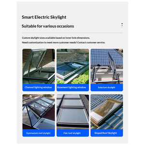 Fenêtre <span class=keywords><strong>de</strong></span> <span class=keywords><strong>toit</strong></span> coulissante verticale en aluminium à grande vision, design moderne, isolation thermique, verre clair pour l'élégance et le luxe - Product Image 4