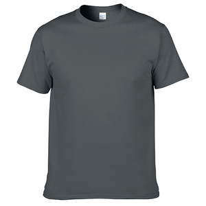 Camisetas Lisas de Moda en Oferta, Camisetas Básicas Baratas Personalizadas con Etiqueta Privada OEM, Camisetas Lisas de Cuello Redondo para Hombre - Product Image 3