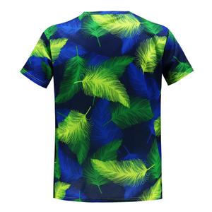 Vêtements de sport écologiques et durables en RPET, matière polyester recyclée, impression par sublimation 3D, t-shirt pour homme - Product Image 4