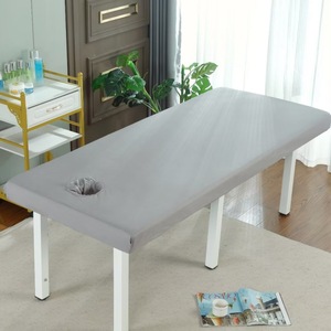 Sábana para Camilla de Masajes, Funda para Cama de Masajes con Orificio Facial, Sábanas Ajustables Lavables <span class=keywords><strong>y</strong></span> Reutilizables, Cubrecama para Camilla de Masajes - Product Image 3