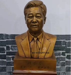 Decoración para el Hogar, Busto Personalizado de Bronce de la Figura Famosa Charlie Thomas <span class=keywords><strong>Munger</strong></span>, Estatua de Retrato, Escultura - Product Image 2