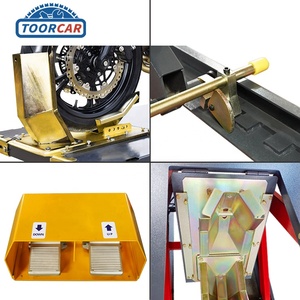 Sunmo OEM Fabricante 1000LB Elevador neumático para motocicleta 450KG Elevador hidráulico para motocicleta Mesa elevadora de reparación de aire de acero - Product Image 3