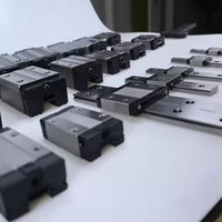Pisti HGH15CA-HGH30CA Bloc de guidage linéaire en acier robuste à 4 rangées, palier coulissant CNC pour l'automatisation des routeurs CNC