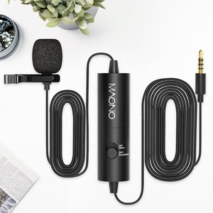 Micrô Ngưng Tụ Đa Hướng Lavalier Micrô Cáp Âm Thanh 20ft Cho Máy Ảnh Điện Thoại Thông Minh - Product Image 2