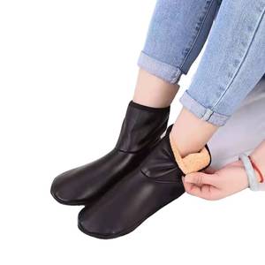 Calcetines de lana mágicos cálidos con cremallera de cuero casual para invierno 2025, servicio de personalización, ropa musulmana - Product Image 1