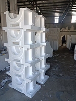 Graveur CNC robuste à 4 axes avec table rotative 4ème axe pour la fonderie, les moules, les modèles 3D, l'aérospatiale, les transports ferroviaires et l'usinage de composites