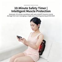 Masseur professionnel pour le dos et le cou avec chaleur constante, 9 niveaux d'intensité et massage par zones scientifiques pour la récupération musculaire