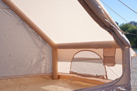 Tente gonflable d'extérieur, grande tente familiale pour le camping, installation facile, tente gonflable portable quatre saisons pour le camping, la randonnée et les voyages