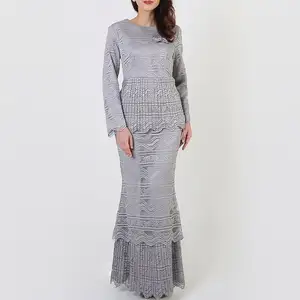 Rahat Baju Kurung Tops Endonezya Tanzanya Islam Abaya Melayu Giyim Müslüman Elbise Kız