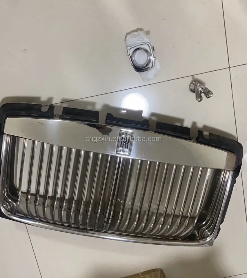 Cocok untuk Gulungan-Royce Ghost Wraith Tangki Air Grille Depan Bumper Udara Masuk Grille Jala Tengah